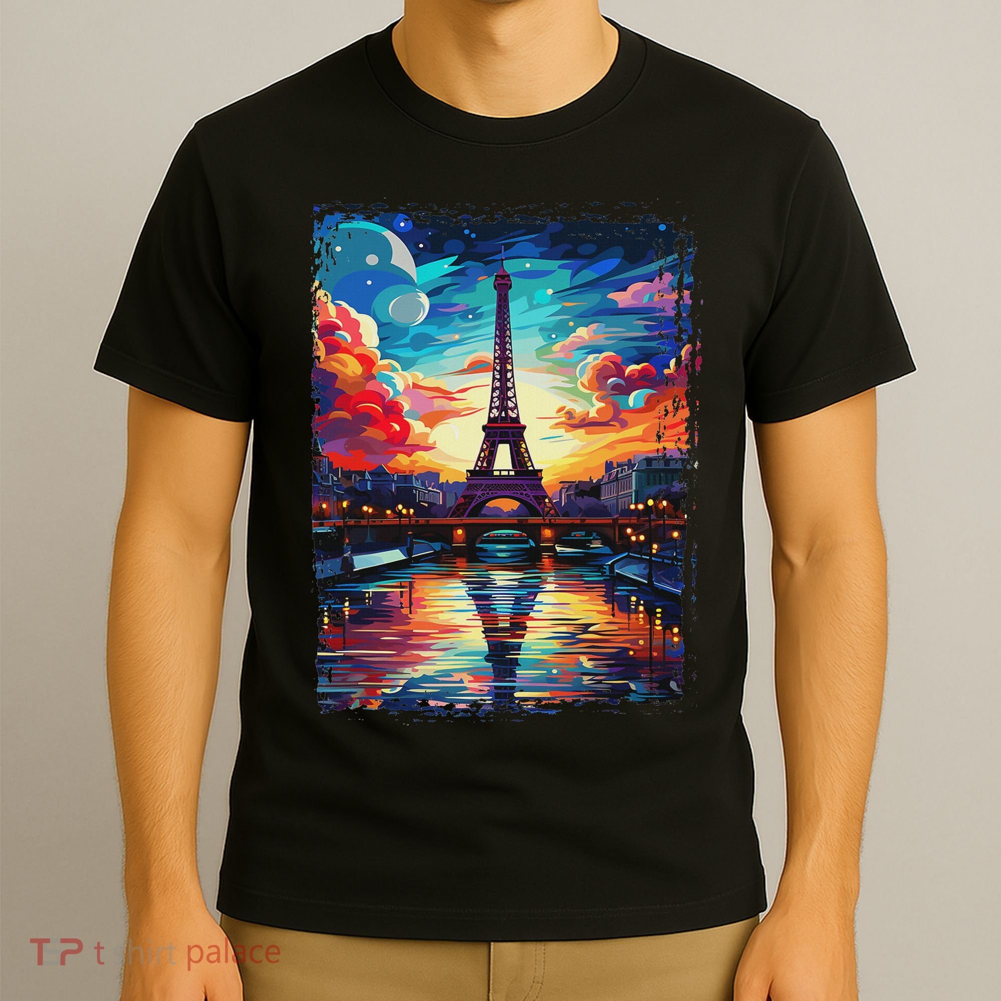 Paris Eiffel Tower I Love Paris Souvenir France T-Shirt