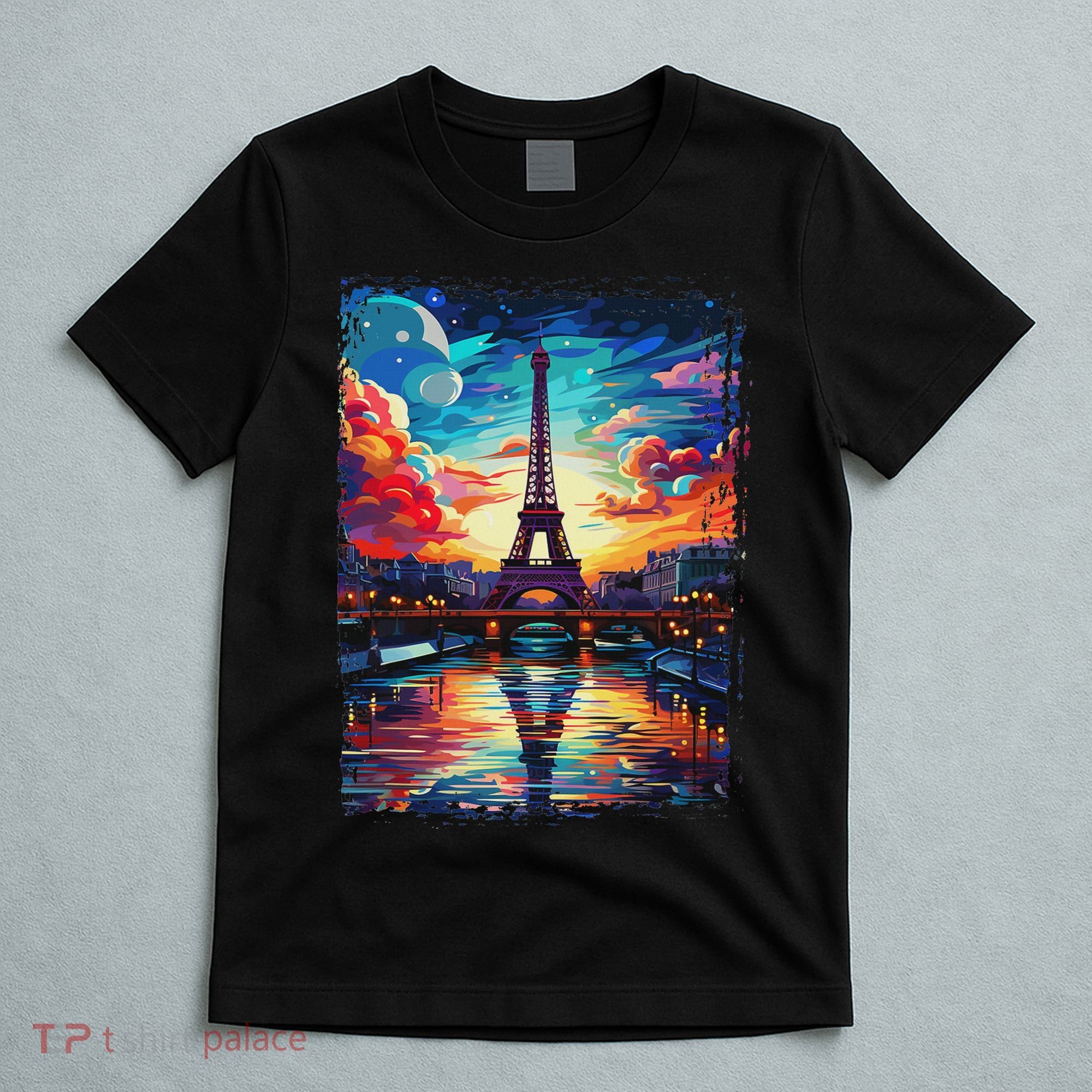 Paris Eiffel Tower I Love Paris Souvenir France T-Shirt