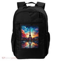 Paris Eiffel Tower I Love Paris Souvenir France Backpack thumb 0