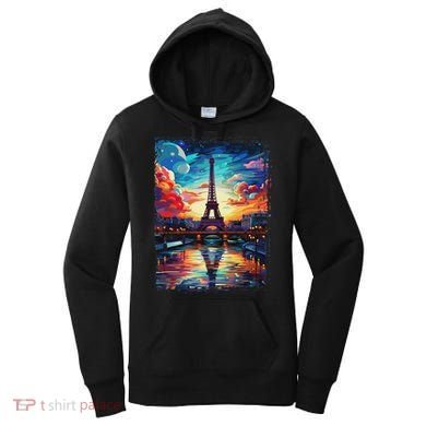 Paris Eiffel Tower I Love Paris Souvenir France Women's Hoodie