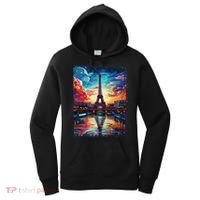 Paris Eiffel Tower I Love Paris Souvenir France Women's Hoodie thumb 0