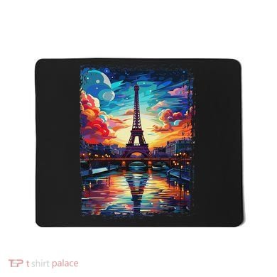 Paris Eiffel Tower I Love Paris Souvenir France Mousepad