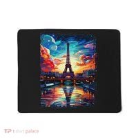 Paris Eiffel Tower I Love Paris Souvenir France Mousepad thumb 0