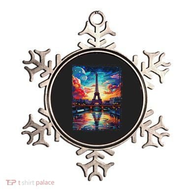 Paris Eiffel Tower I Love Paris Souvenir France Ornament