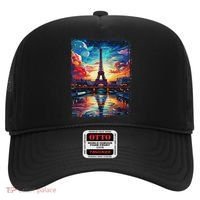 Paris Eiffel Tower I Love Paris Souvenir France Hat thumb 0