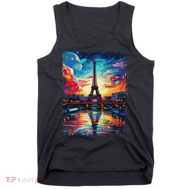 Paris Eiffel Tower I Love Paris Souvenir France Tank Top