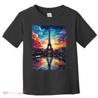 Paris Eiffel Tower I Love Paris Souvenir France Toddler T-Shirt thumb 0