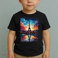 Paris Eiffel Tower I Love Paris Souvenir France Toddler T-Shirt thumb 2