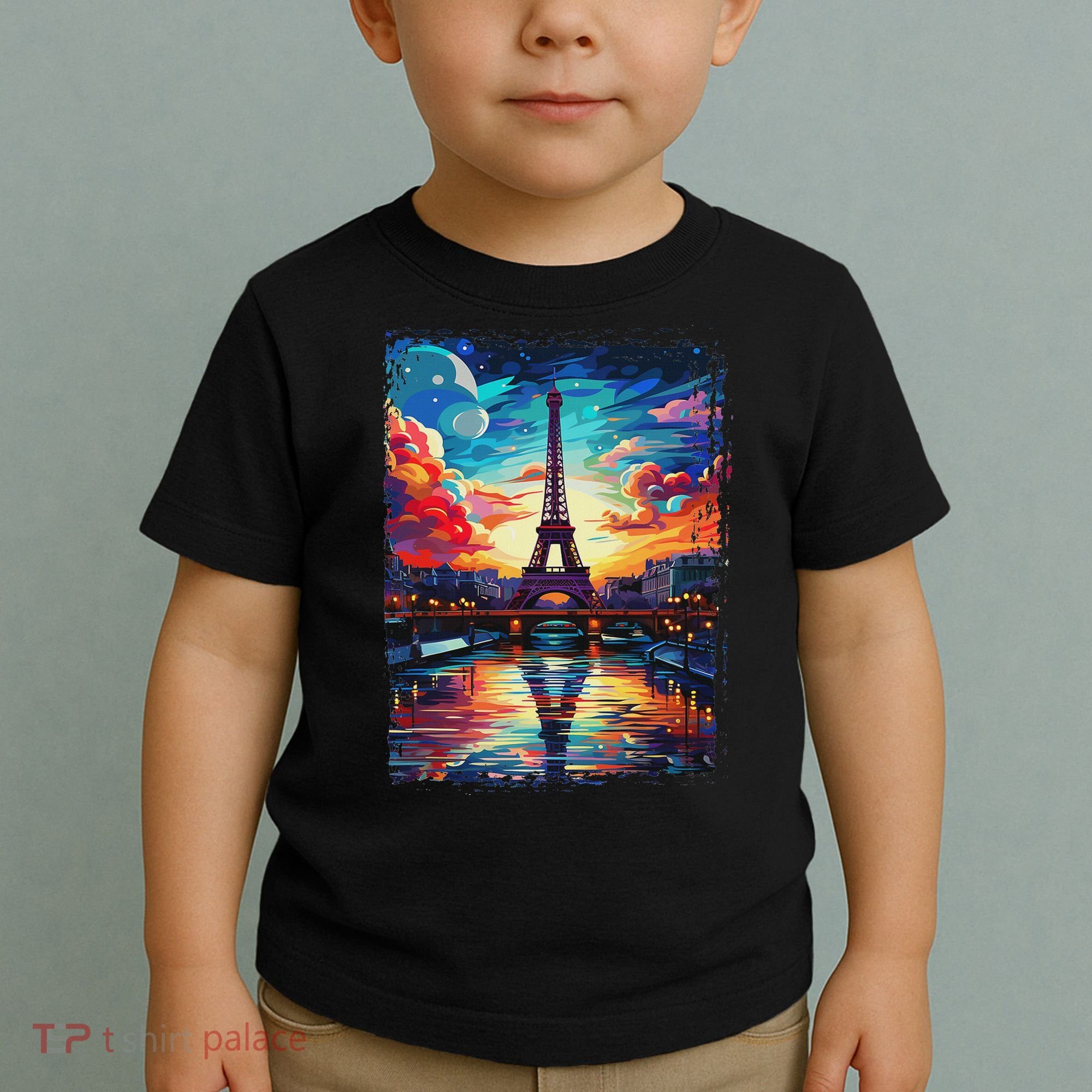 Paris Eiffel Tower I Love Paris Souvenir France Toddler T-Shirt
