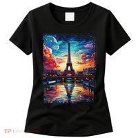 Paris Eiffel Tower I Love Paris Souvenir France Women's T-Shirt thumb 0