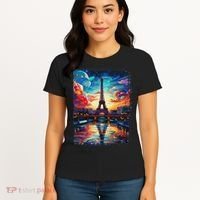 Paris Eiffel Tower I Love Paris Souvenir France Women's T-Shirt thumb 4