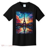 Paris Eiffel Tower I Love Paris Souvenir France Kids T-Shirt thumb 0