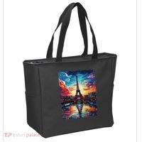 Paris Eiffel Tower I Love Paris Souvenir France Tote Bag thumb 2