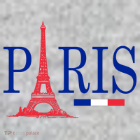 Paris Eiffel Tower Logo The Baniff Cuffed Pom Beanie thumb 2