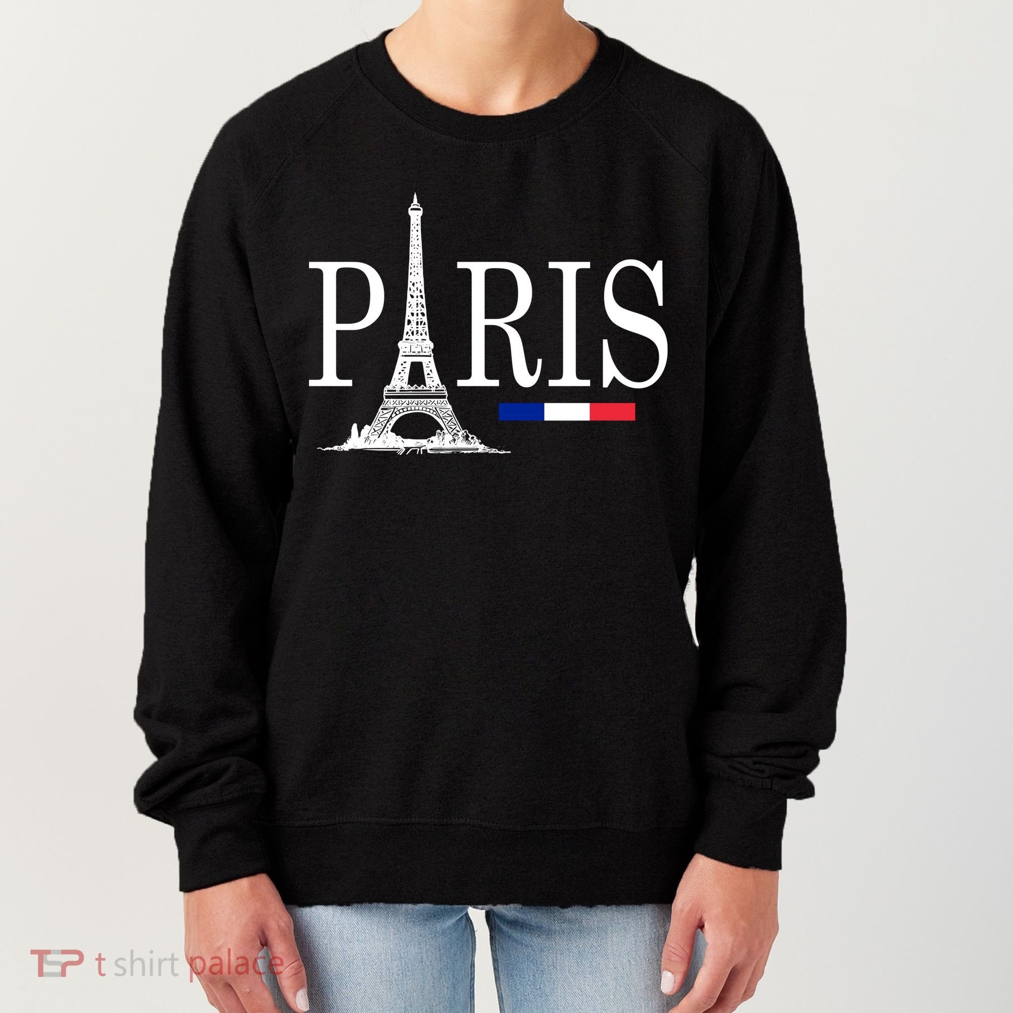 Paris Eiffel Tower Logo Women's Sweatshirt