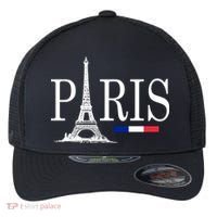 Paris Eiffel Tower Logo Flexfit Unipanel Trucker Cap thumb 0