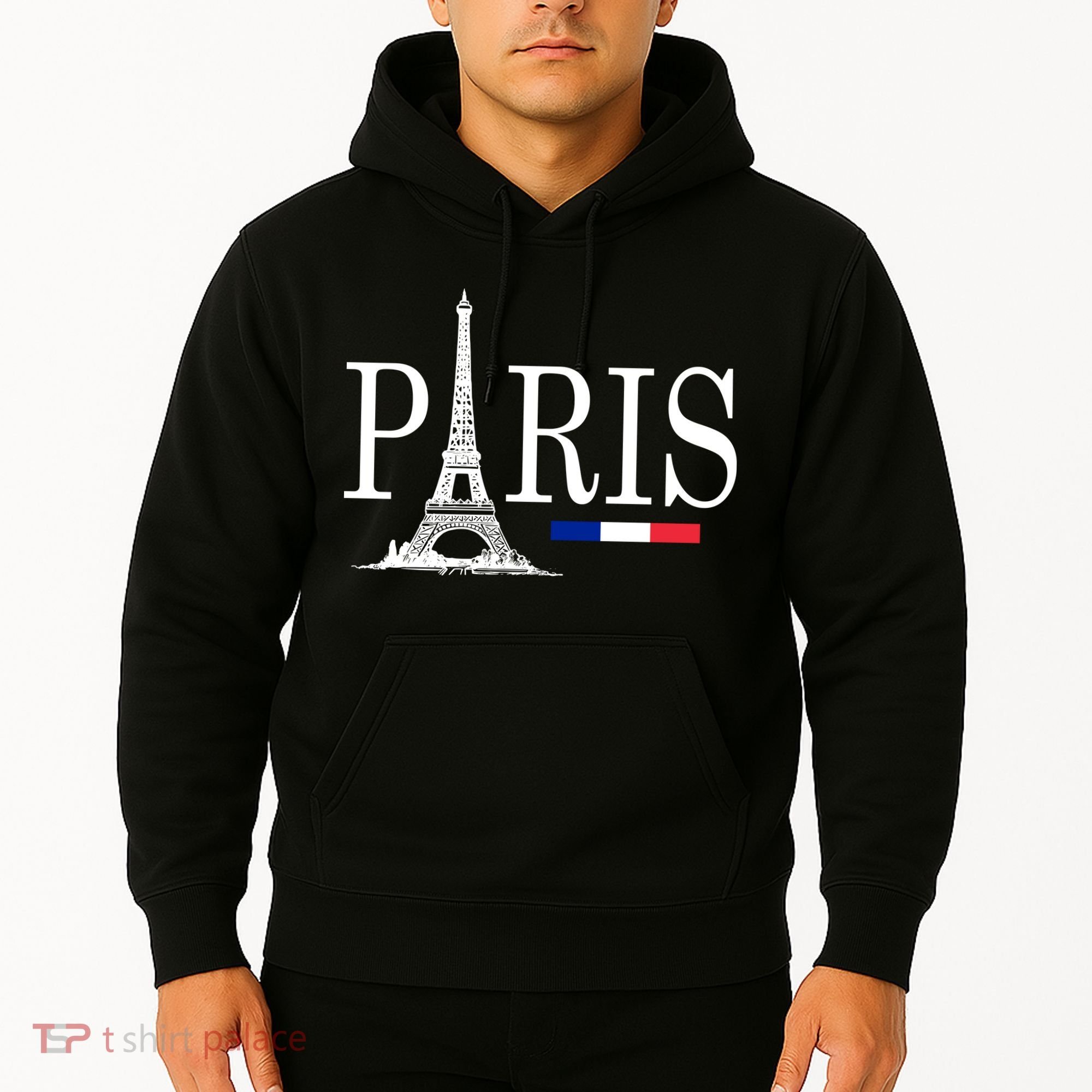 Paris Eiffel Tower Logo Hoodie