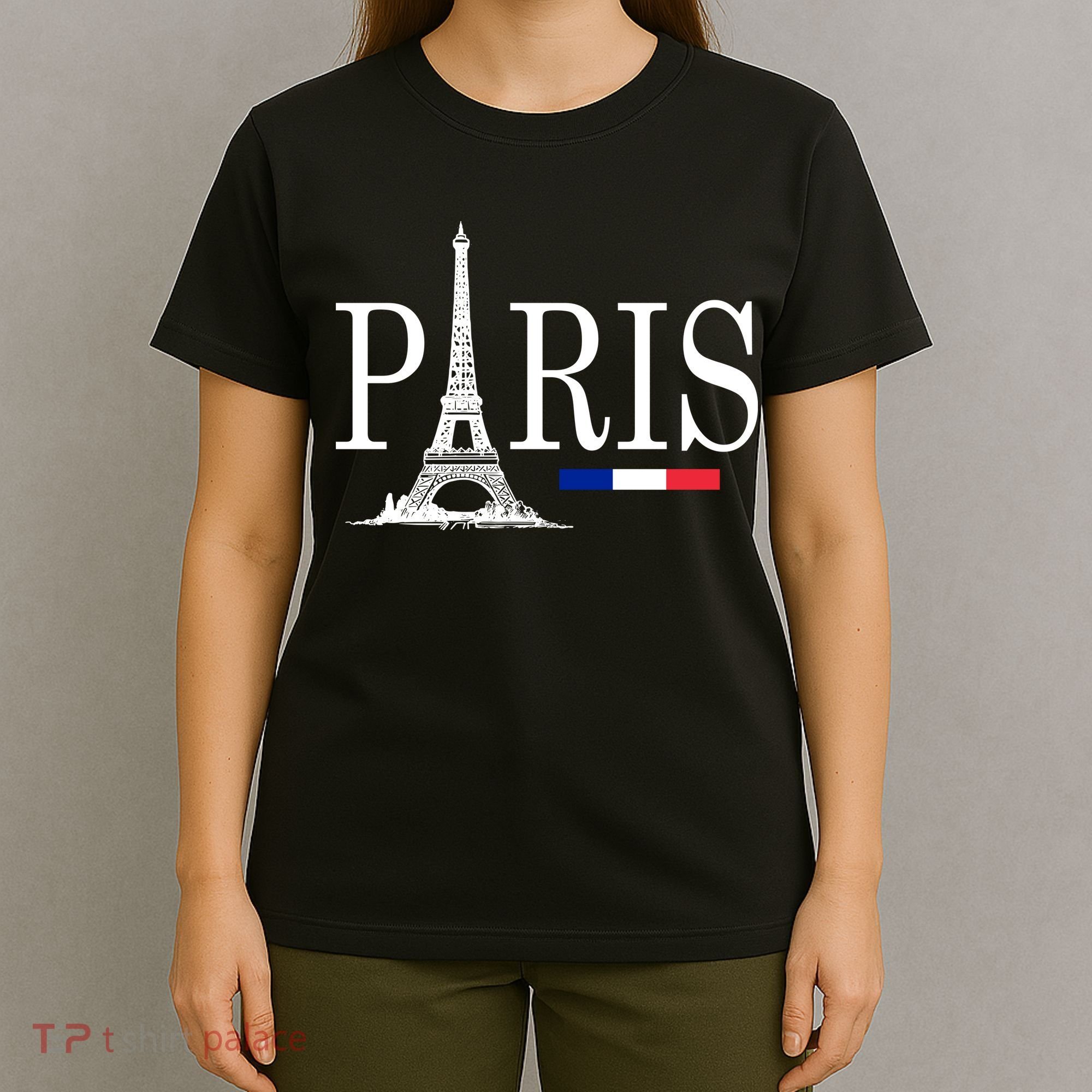 Paris Eiffel Tower Logo T-Shirt