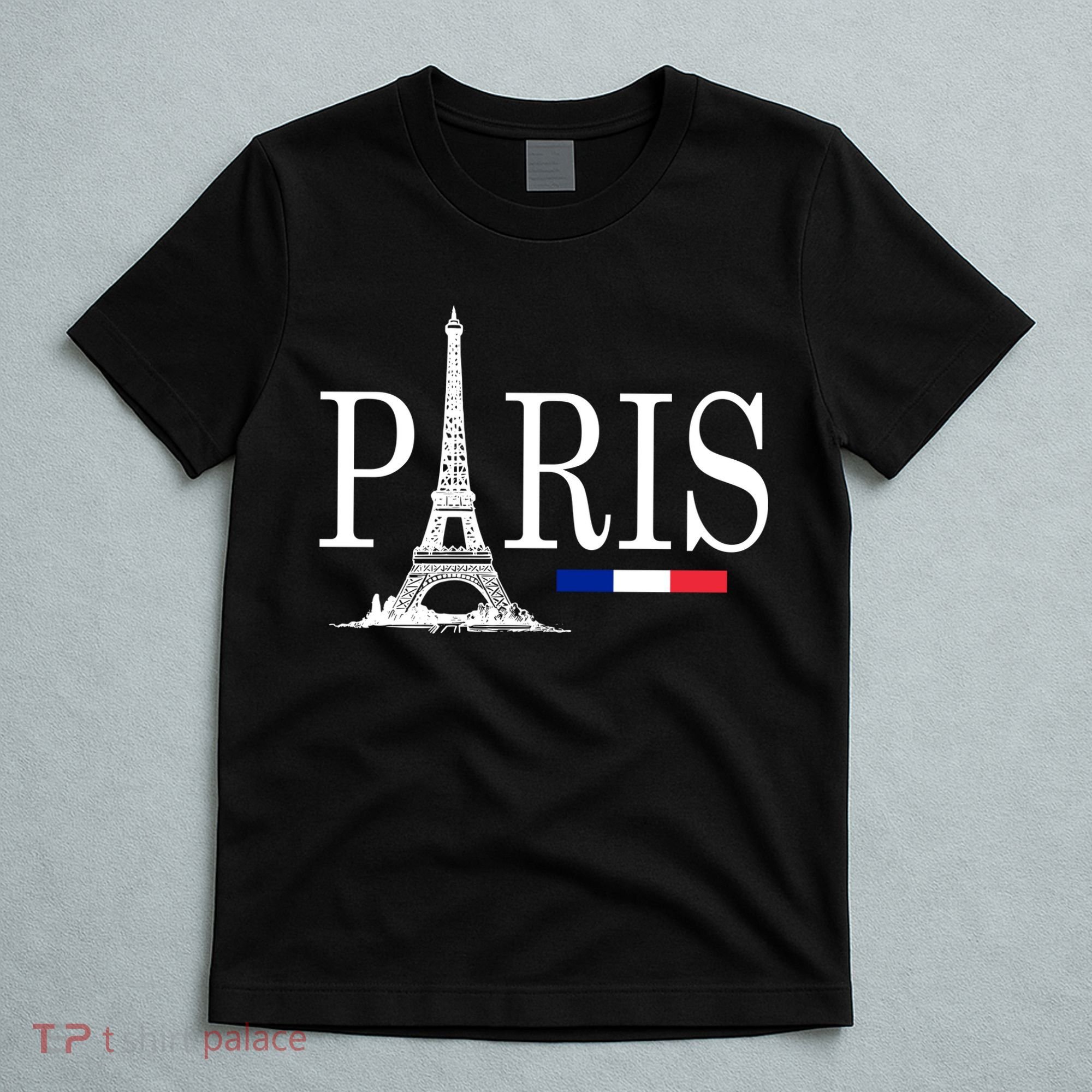 Paris Eiffel Tower Logo T-Shirt