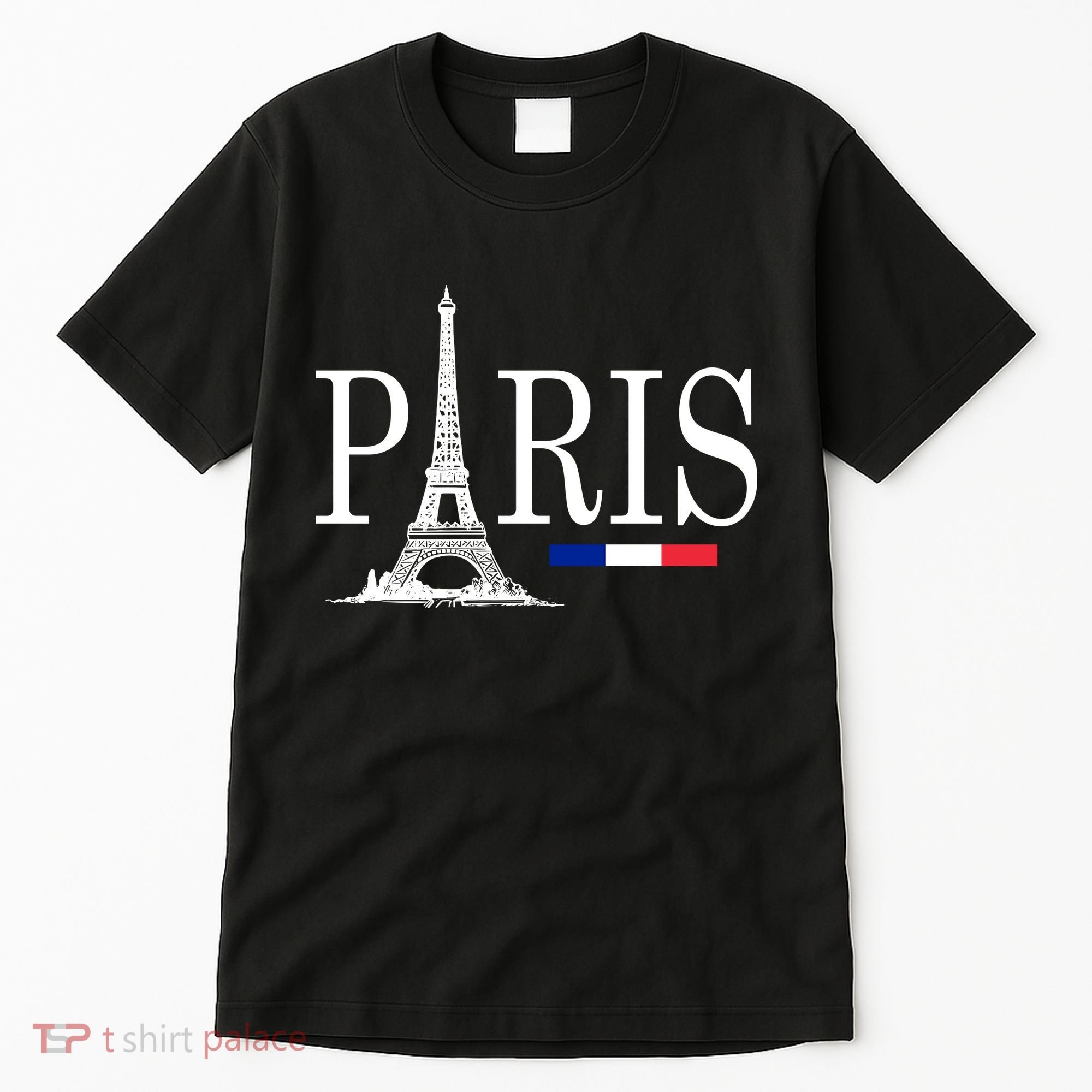 Paris Eiffel Tower Logo Tall T-Shirt