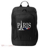 Paris Eiffel Tower Logo City Backpack thumb 0