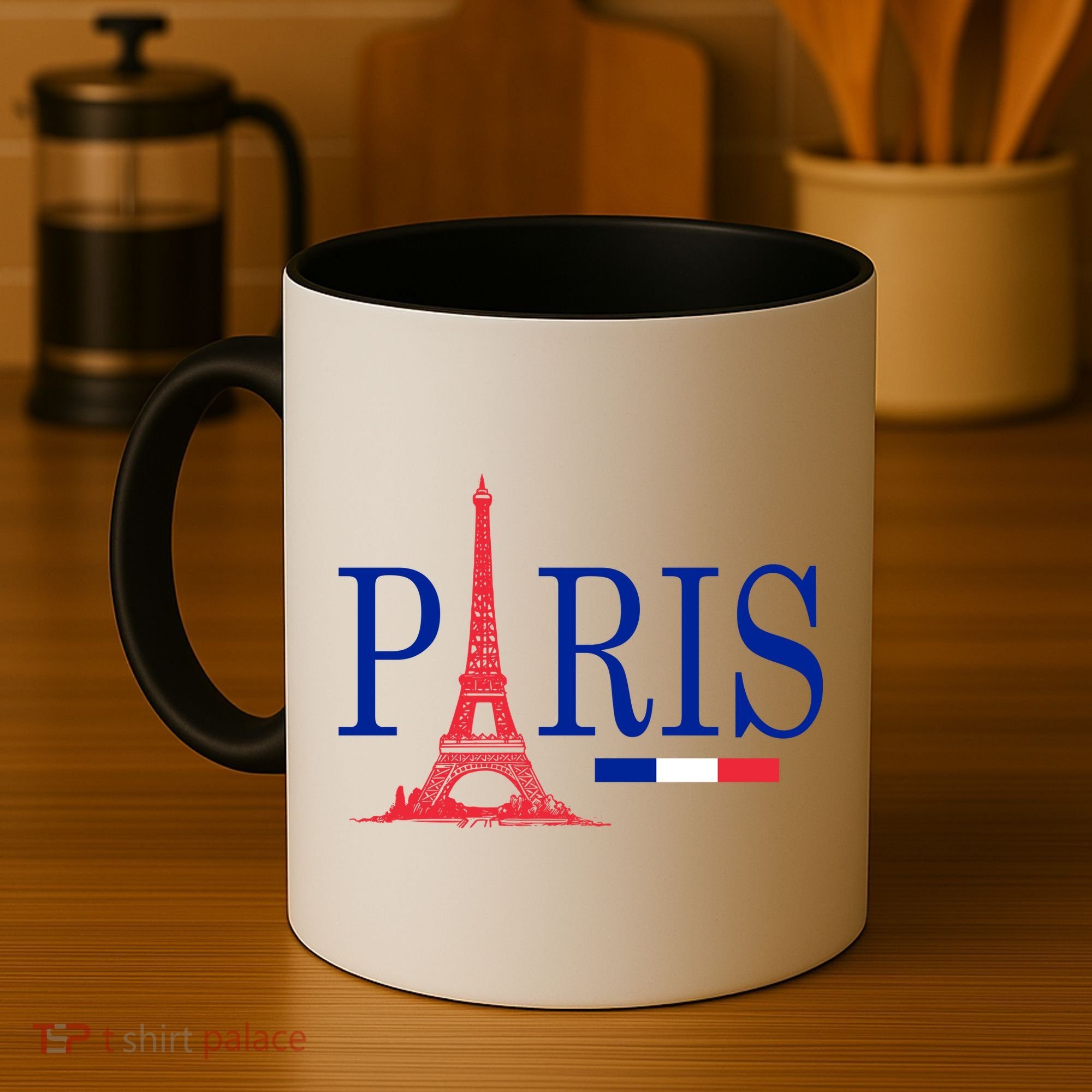 Paris Eiffel Tower Logo Coffee Mug