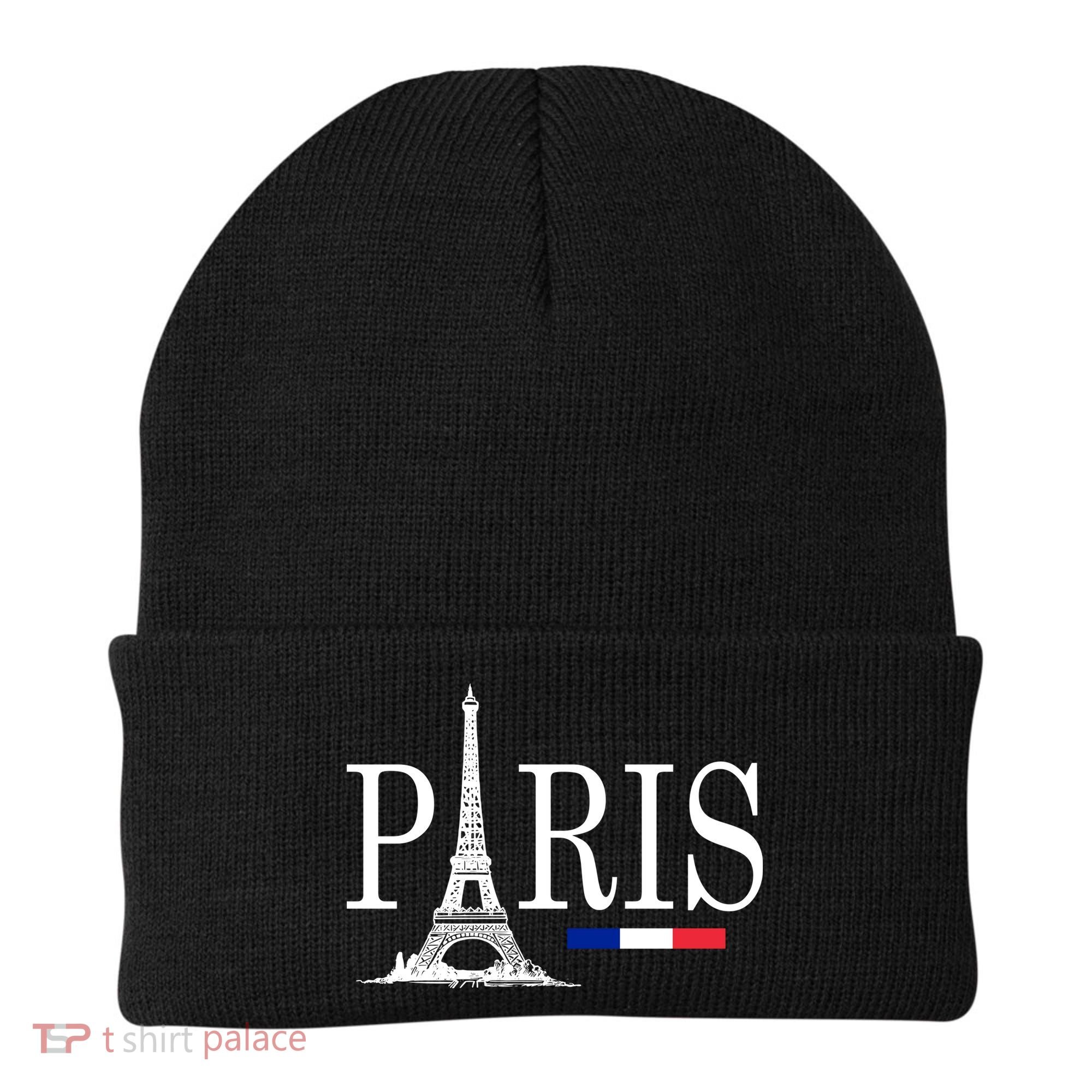 Paris Eiffel Tower Logo Beanie