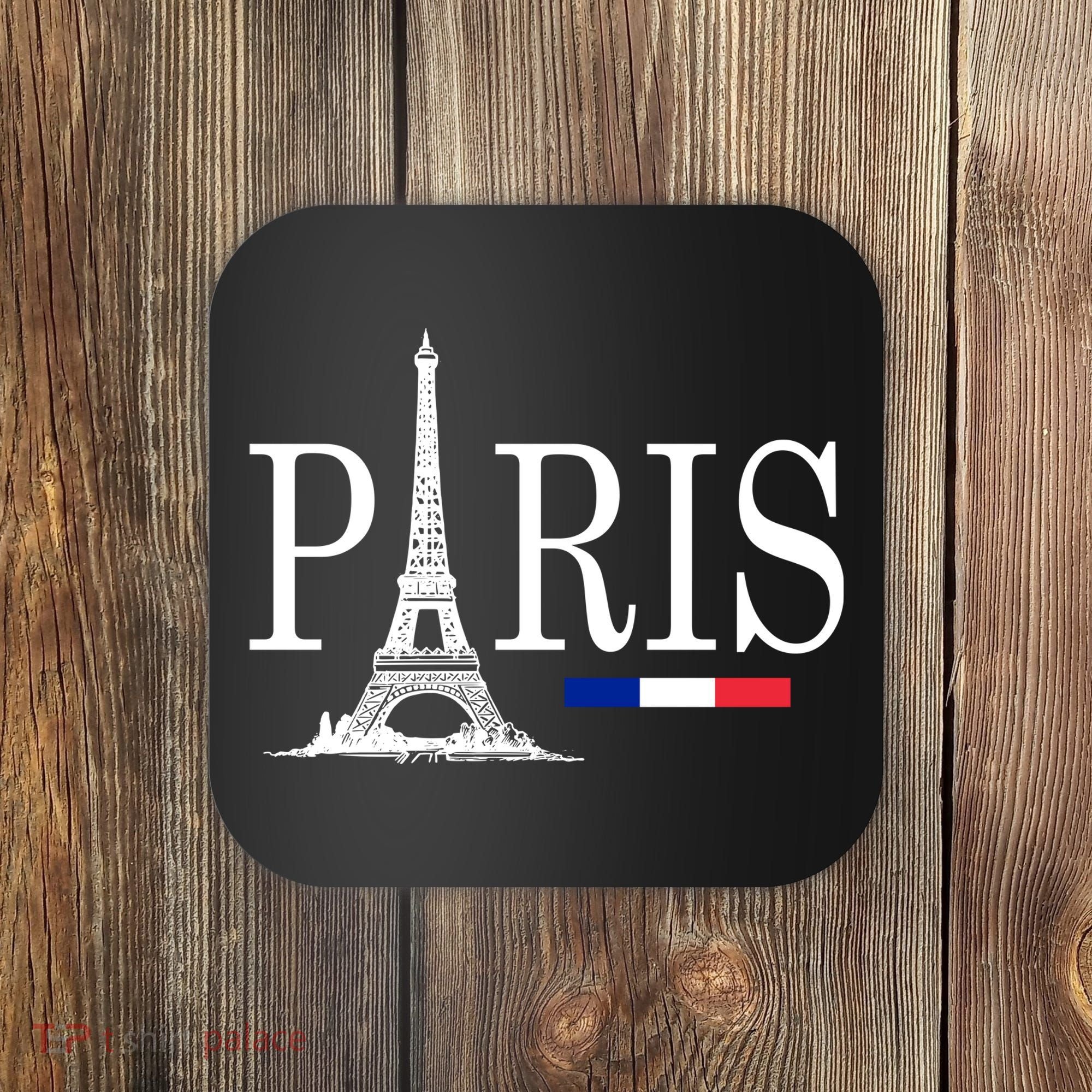 Paris Eiffel Tower Logo Coaster