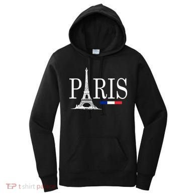 Paris Eiffel Tower Logo Women's Hoodie