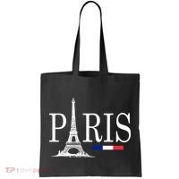Paris Eiffel Tower Logo Tote Bag thumb 0