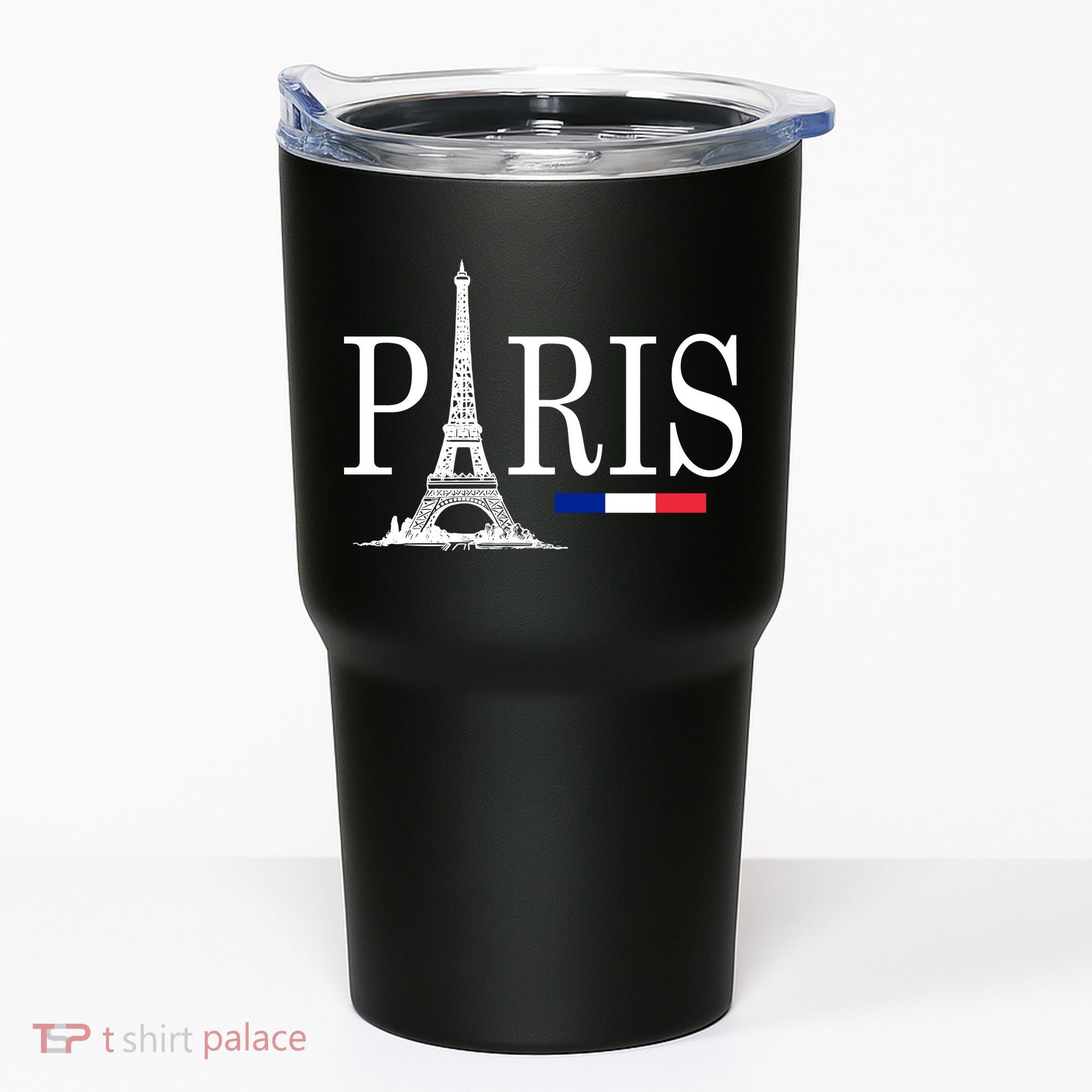 Paris Eiffel Tower Logo Tumbler