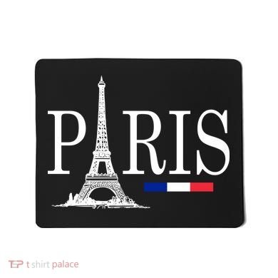 Paris Eiffel Tower Logo Mousepad