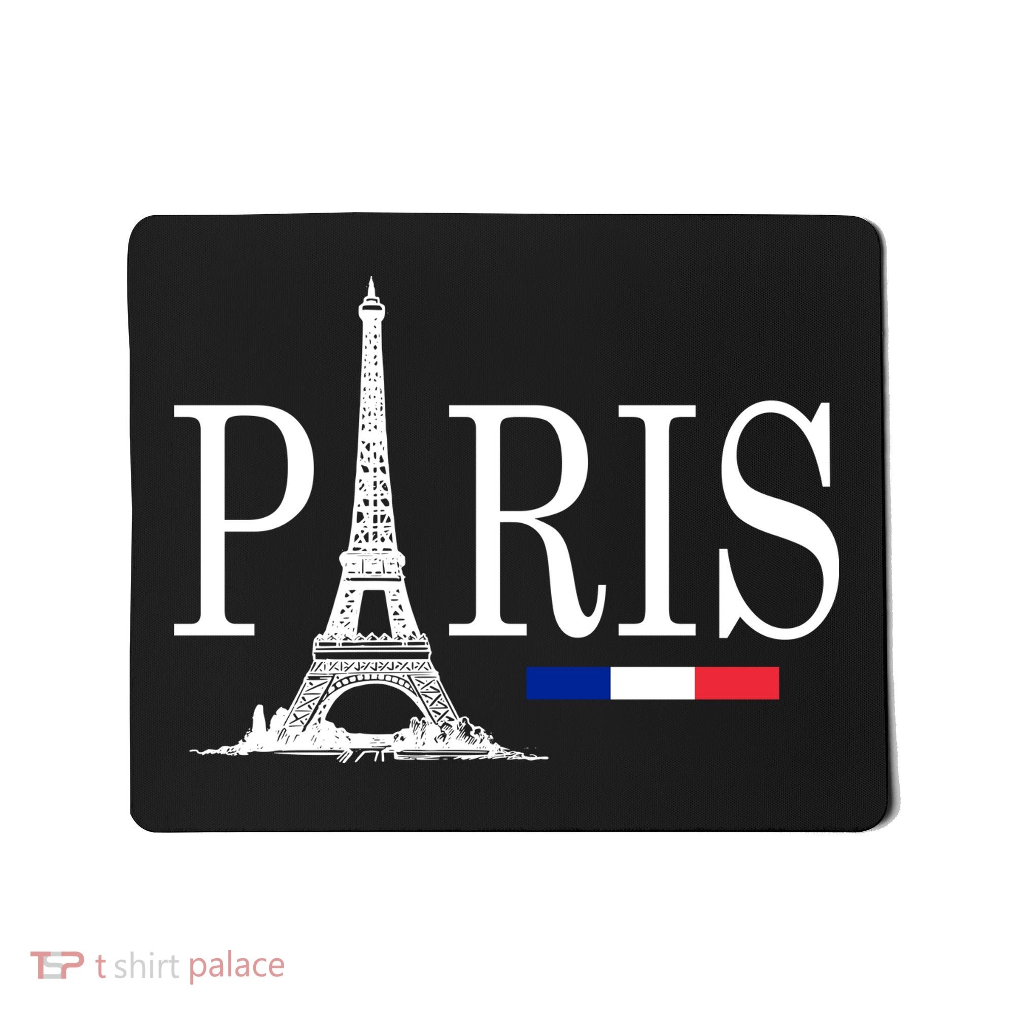 Paris Eiffel Tower Logo Mousepad