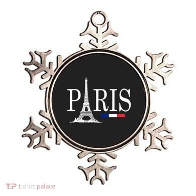 Paris Eiffel Tower Logo Ornament