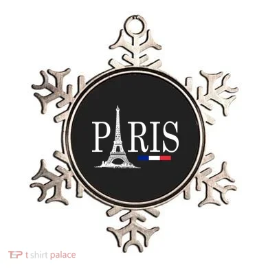 Paris Eiffel Tower Logo Ornament