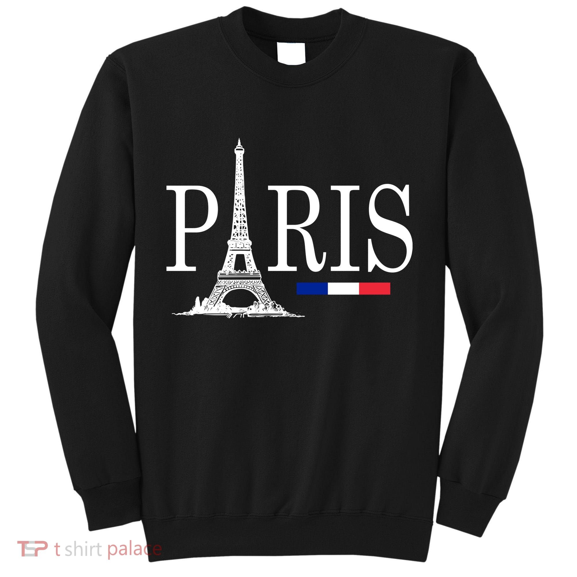 Paris Eiffel Tower Logo Tall Sweatshirt