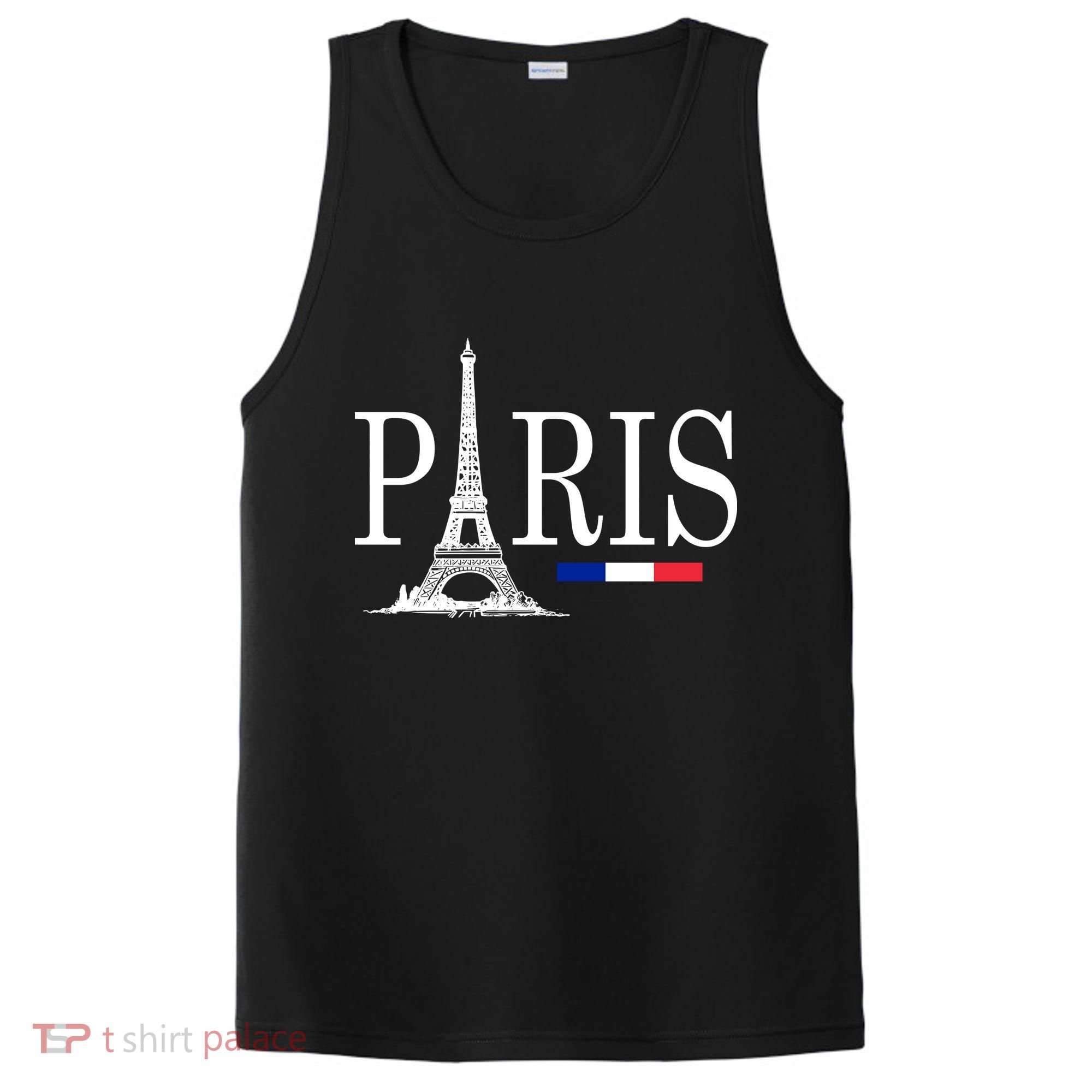 Paris Eiffel Tower Logo PosiCharge Competitor Tank