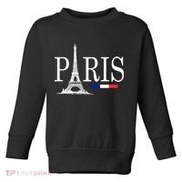 Paris Eiffel Tower Logo Toddler Sweatshirt thumb 0