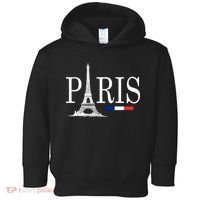 Paris Eiffel Tower Logo Toddler Hoodie thumb 0