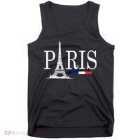 Paris Eiffel Tower Logo Tank Top thumb 0