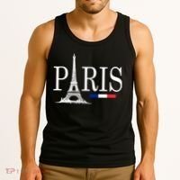 Paris Eiffel Tower Logo Tank Top thumb 3