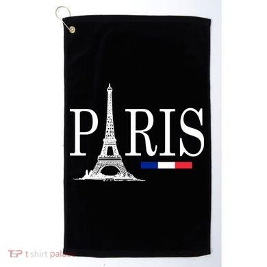 Paris Eiffel Tower Logo Golf Towel