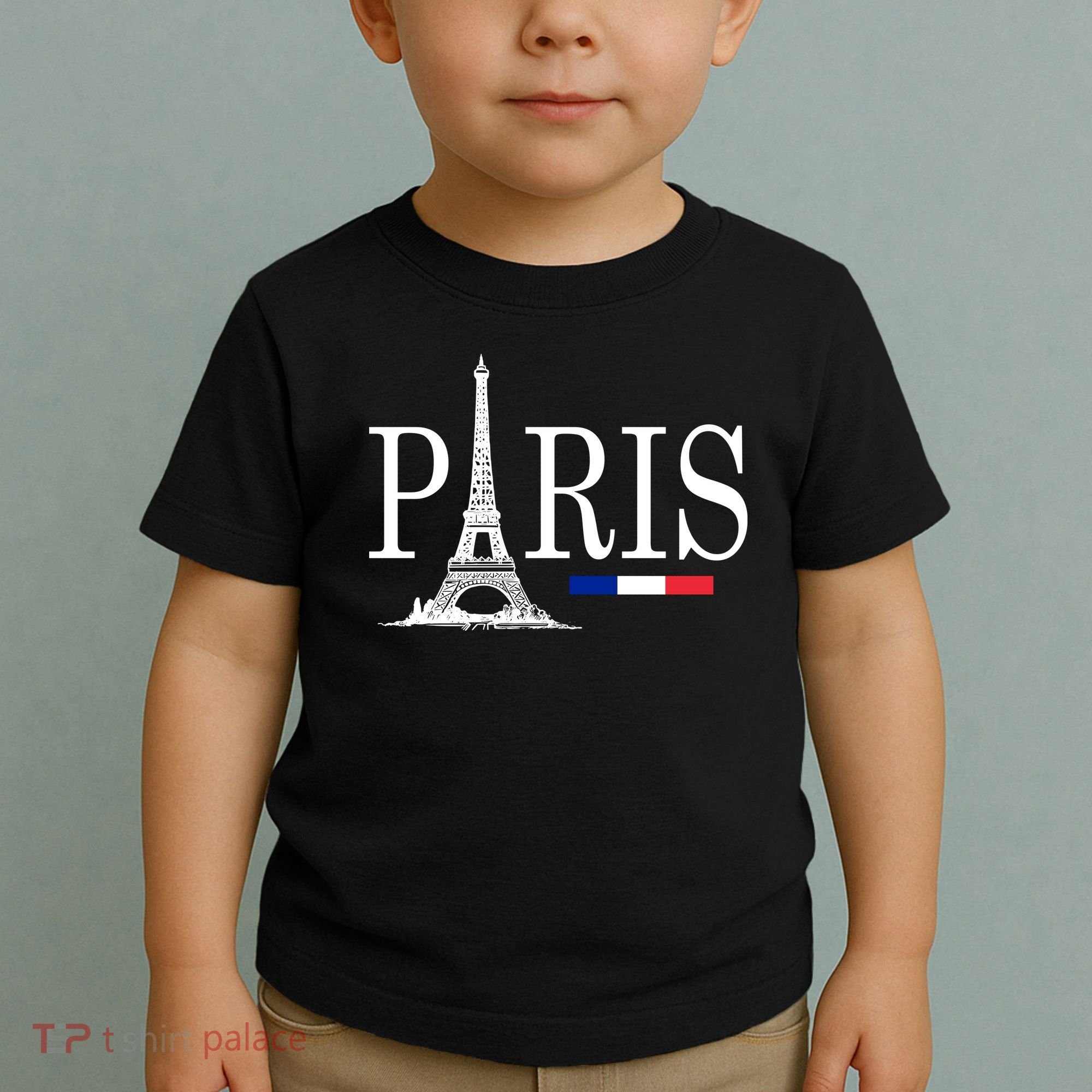Paris Eiffel Tower Logo Toddler T-Shirt