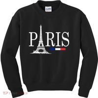 Paris Eiffel Tower Logo Kids Sweatshirt thumb 0