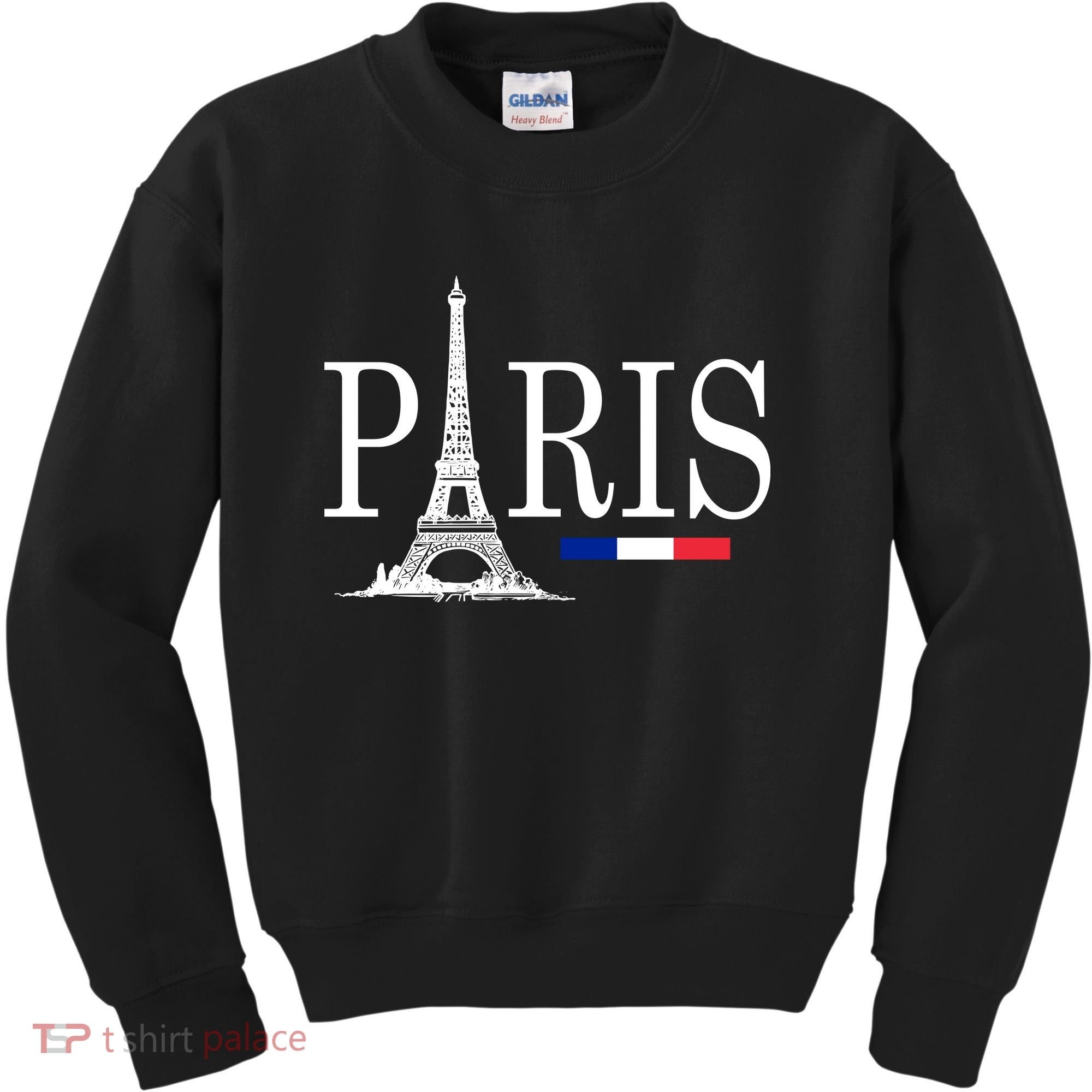 Paris Eiffel Tower Logo Kids Sweatshirt