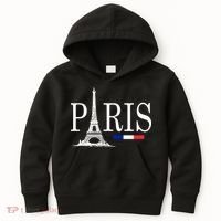 Paris Eiffel Tower Logo Kids Hoodie thumb 0