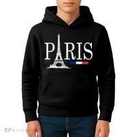 Paris Eiffel Tower Logo Kids Hoodie thumb 4