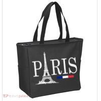 Paris Eiffel Tower Logo Tote Bag thumb 2