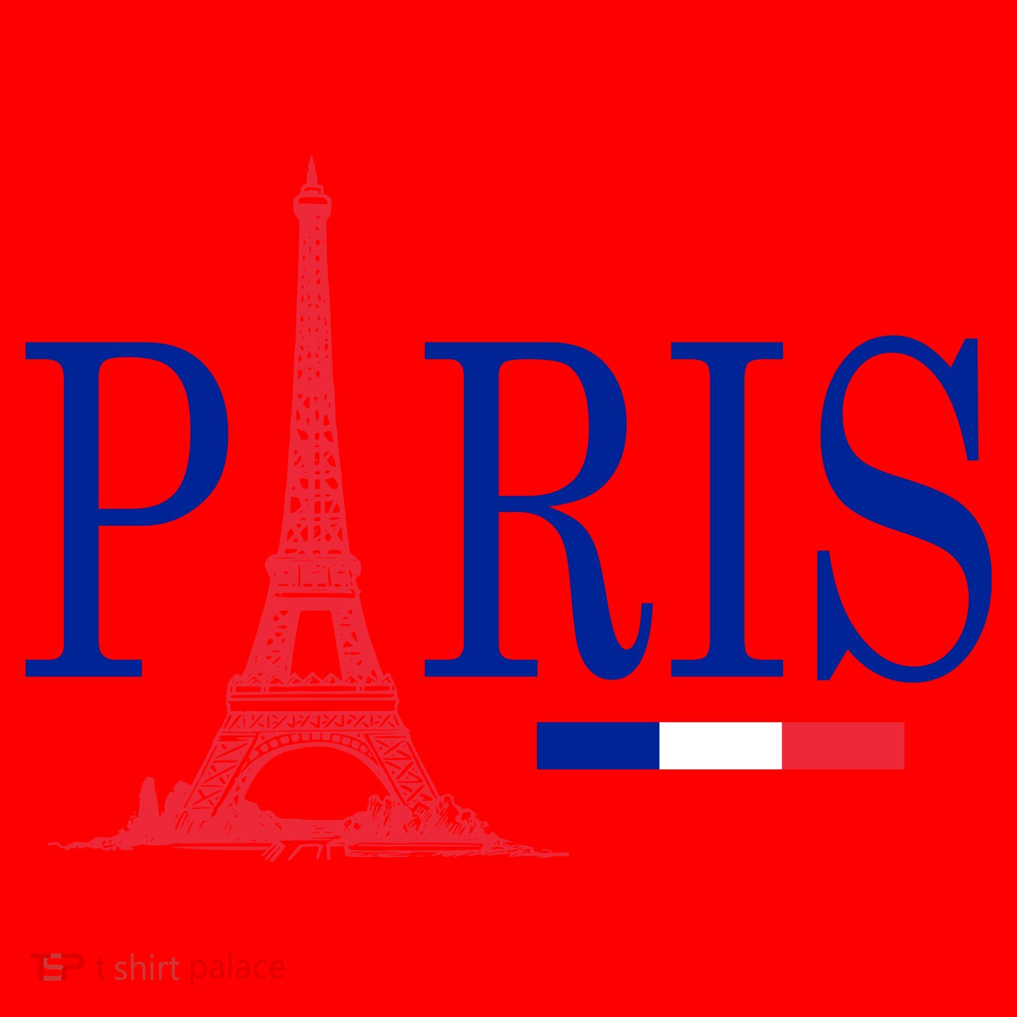 Paris Eiffel Tower Logo Santa Hat