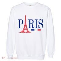 Paris Eiffel Tower Logo Garment-Dyed Sweatshirt thumb 0